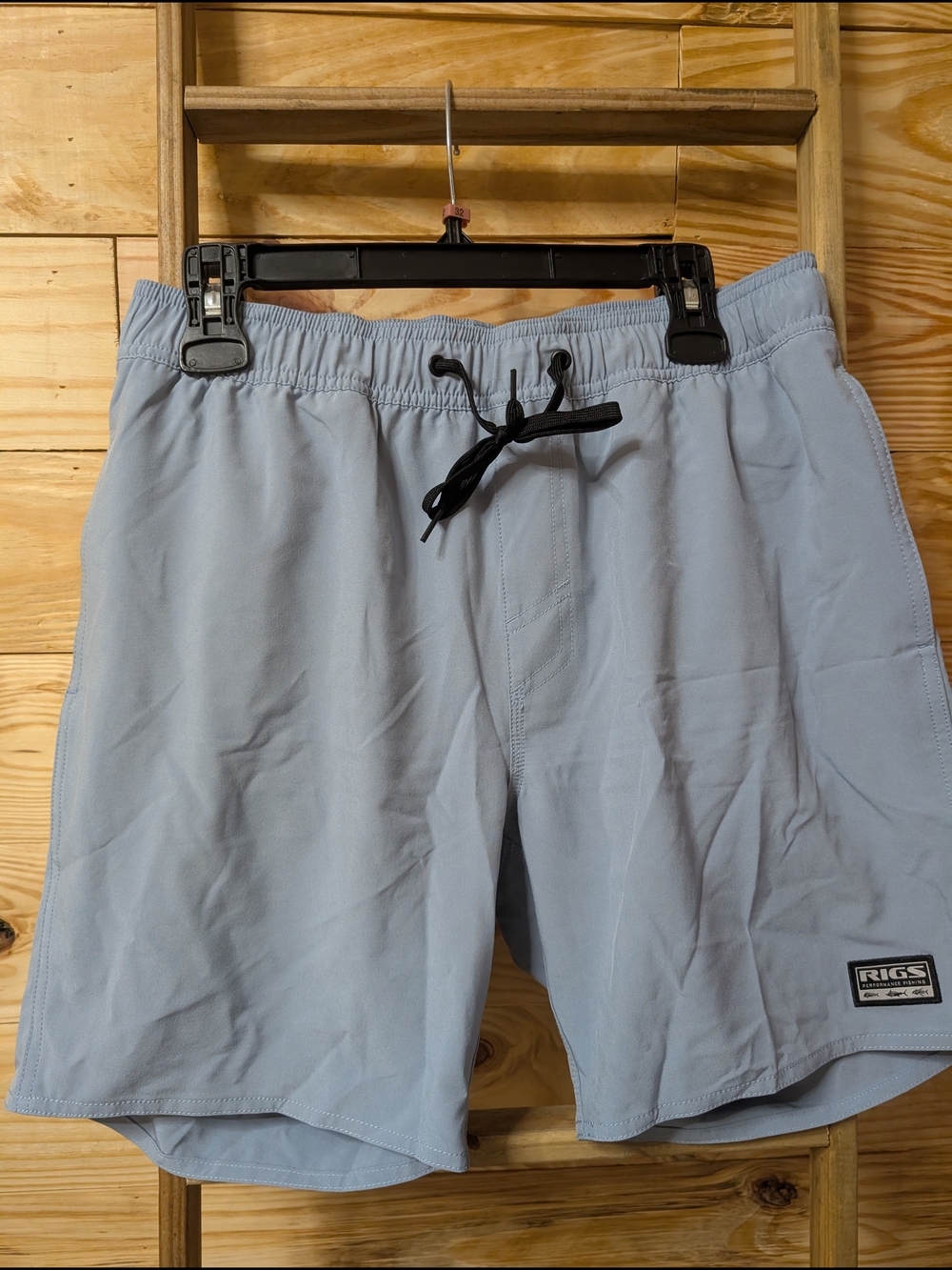 RIGS Light Blue Athletic Board Shorts